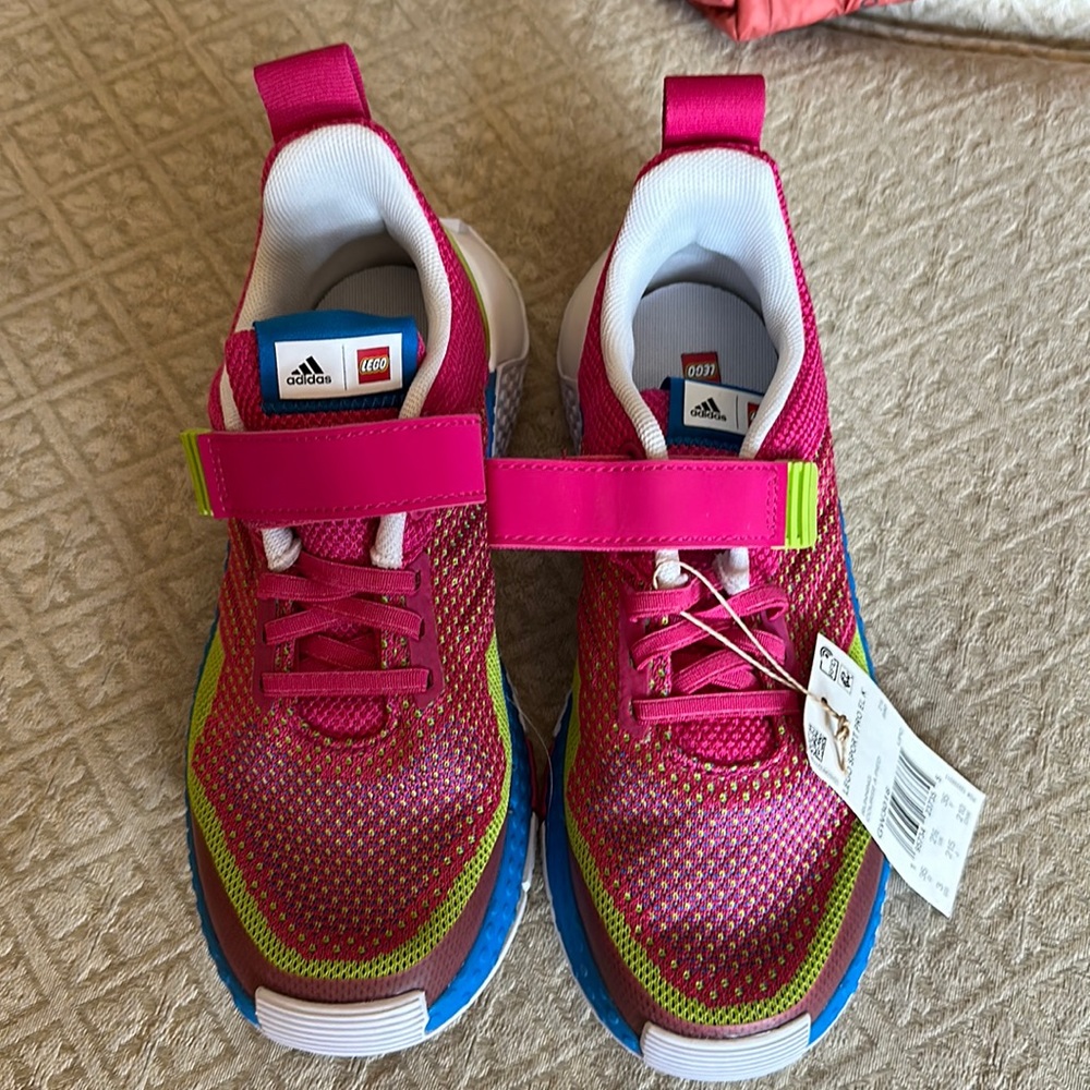 ADIDAS X LEGO® SPORT PRO EL K SNEAKER - kids size 3 - Picture 1 of 7